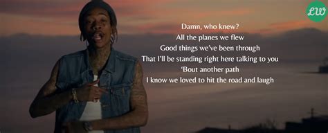 lyrics wiz khalifa see you again|see you again lyrics charlie puth.